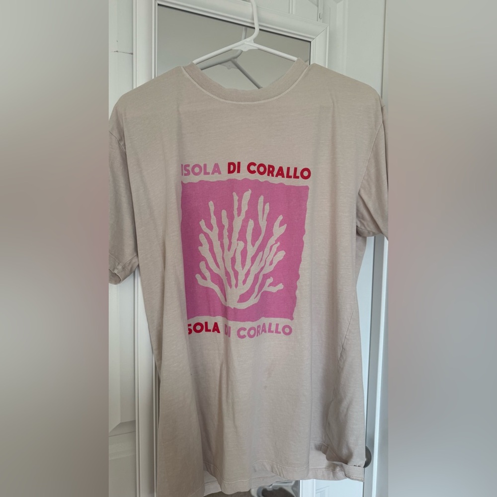 Isola di Corallo Oversized Graphic T-Shirt